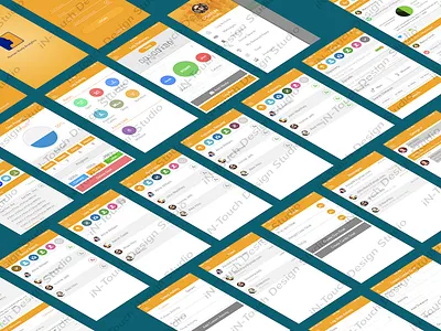 Skythena iOS Application Design activity apple fitness followers health ios message notification. search social ui ux