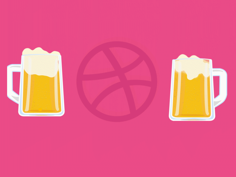 Cheers Dribbble aftereffects hello newbie newton2