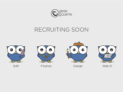 Want to be a part of Geek Gazette- Poster Design design edit finance gazette geek geek gazette gg iitr owl web