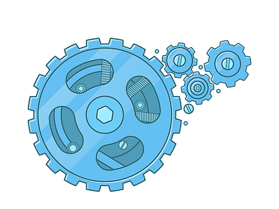 Gears gears illustration process