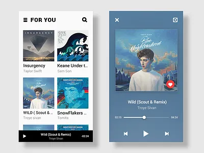 Music idea music ui