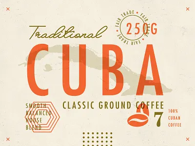 ∆ Cuba design elements ∆ branding coffee graphics layout logo packaging texture type ui