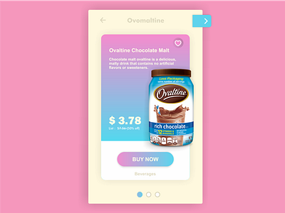 Food Store Mobile Concept app beverage chocolate concept food invite marketplace milk mobile store ui ux