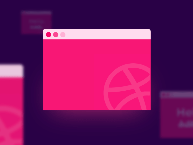 Hello Dribbble nutchw ui