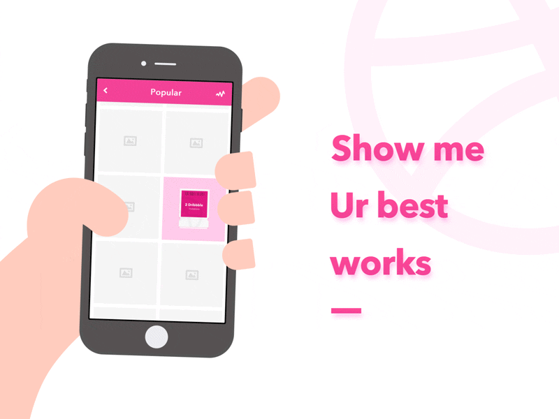 Dribbble invite animation gif invitations