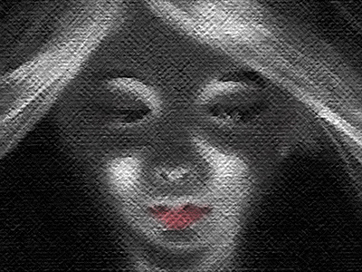 Digital black n white black a d white digital girl photoshop sadness