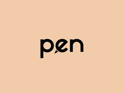 Pen Logo logo minimal pen