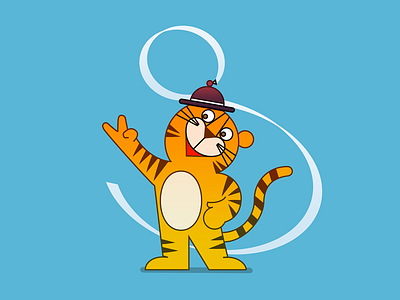 Hodori - Seoul 1988 branding character design code for drawing geometry mascot olympics processing tiger