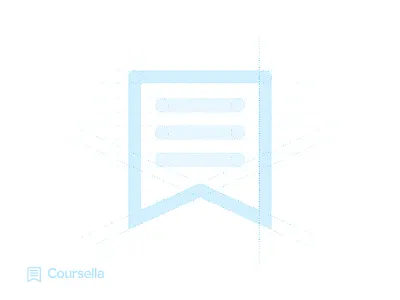 Coursella Guidlines brand branding coursella guidlines logo logodesign