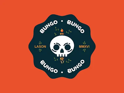 Forest Skull bungo flame icon illustrator leaves skull stamp wood