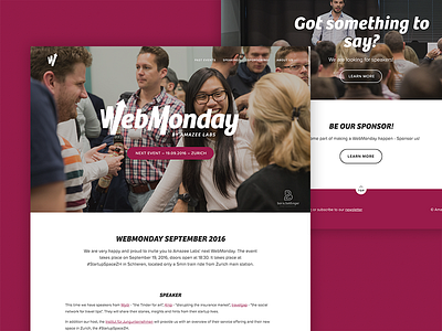 WebMonday Website