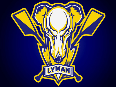 Lyman Crew | Orlando crew greyhound mascot rowing