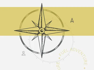 Fuel Adventure adventure camping compass vintage