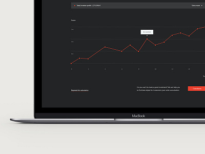 Chart for landing page calulator chart dashboard data design finance graph landingpage statistics stats ui