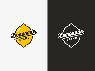 Lemonade Stand brand fashion juicy lemon lemonade logo logotype street urban yellow