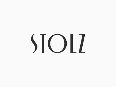 Stolz lettering logo mark stolz