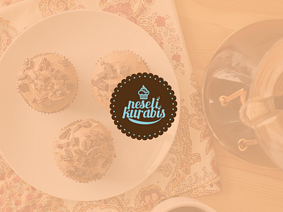 Cup cake Logo branding cake cup identity lettering logo logotype typography