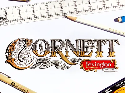 New Job - Cornett agency cornett design hand lettering kentucky lettering lexington sign painting
