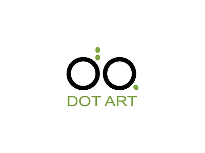 Dot Art Logo eye icon identity lettering logo minimal photography typography