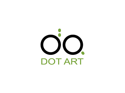 Dot Art Logo eye icon identity lettering logo minimal photography typography