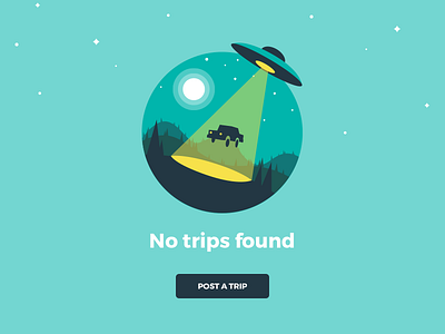 No trips found alien car design empty hills moon stars state trees ufo web