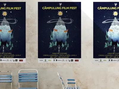 Campulung Film Fest bison edelweiss festival film vector