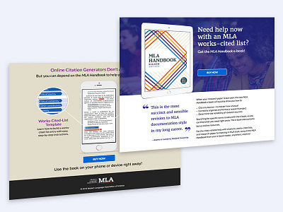 Handbook Landing Page digital publication landing page