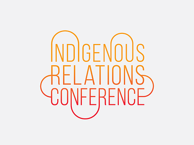 Indigenous Relations Conference Logo Concept conference logo