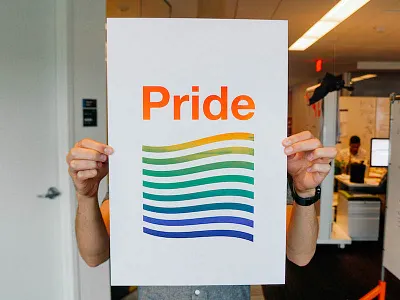 Pride austin pride ibm ibm design ibm make lab lgbt lgbtq make lab pride rainbow screen printing split fountain