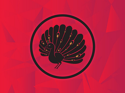 Peacock animal bird design icon identity illustration light logo peacock smooth vector