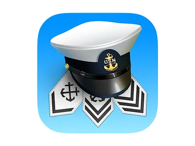 Navy Quiz app design icon navy quiz