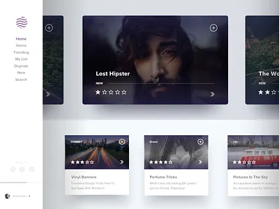 Tv App 025 dailyui stream tv app video