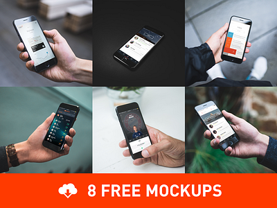 8 Photorealistic iPhone 7 Mockups apple cobe cobemunich free freebie interface iphone iphone 7 iphone7 mockups template ui