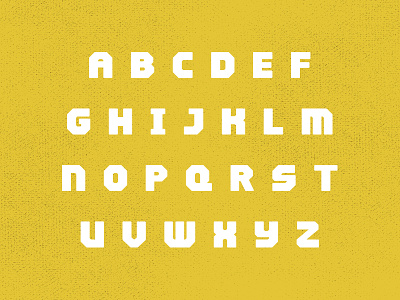 Captain Typeface alphabet captain chunky font letters sans serif type typeface wip