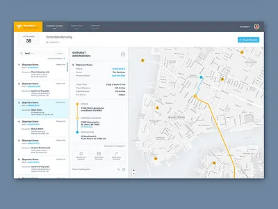 Transnet Delivery interface address ai app application artificial intelligence delivery delivery app dispatch fleet fleet managament interface logistic logistics map scroll track tracking ui vehicle web