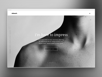 Landing page black clean design interface landing minimalistic page ui user ux web white