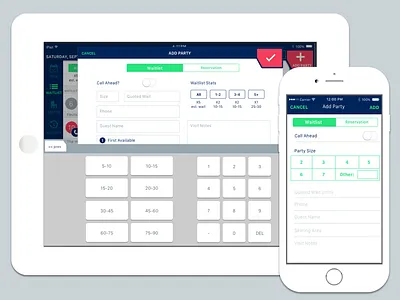 Add info add info ipad iphone restaurant