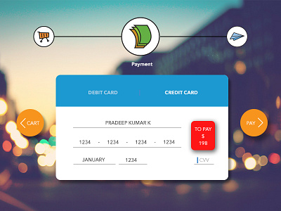 #002 creditcard dailyui interaction ui ux