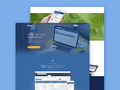 CRM startup agendor crm design development interface layout startup ui ux web