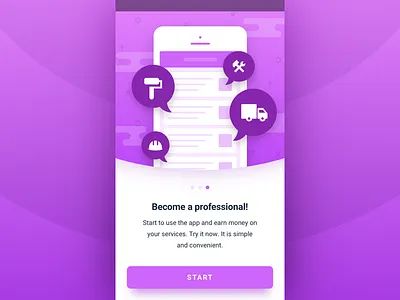 Onboarding app avito illustration login mobile onboarding services ui ux walkthroughs