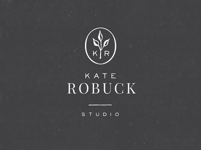 Kate Roebuck Studio branding floral identity logo monogram texture