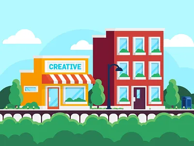 Illustration | Trying out my upcoming product (: cityscape creative market design doodle drawing freelance fun illustration product work