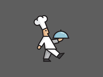 Little chef chef cook cute dinner food hungry little logo scredeck tasty