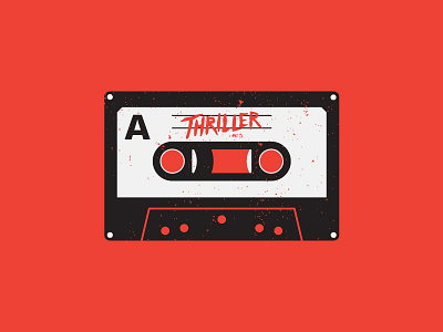 MJ'S THRILLER beltramo bltr cassette icon illustration michael jackson music tape thriller