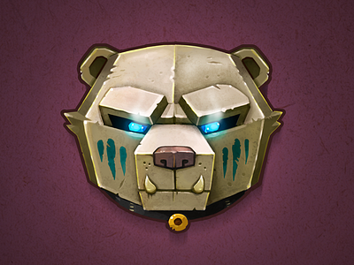 Bear Amulet amulet bear glow icon jewelry photoshop texture