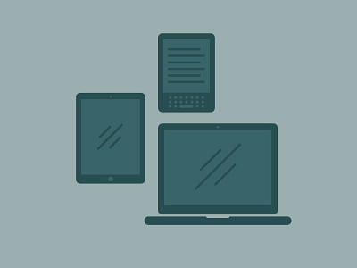 Devices ereader icons ipad laptop macbook