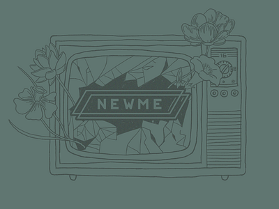 NewMe T-shirt Design flowers t shirt t shirt tv vintage