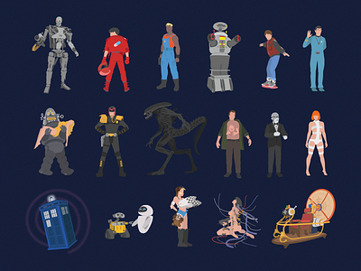 Science Fiction Collection alien backtothefuture drwho fiction future movies robots science fiction series terminator zamirbermeo