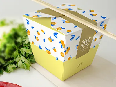 Măm Măm – Packaging box branding packaging pattern restaurant take away vietnamese
