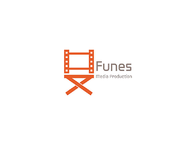 Funes Media Production Logo colors concept creative filming icon identity logo media production studio